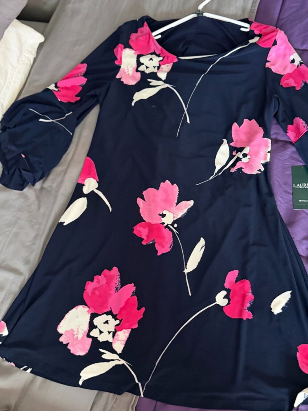 Elegant A-Lined Dress with Lining